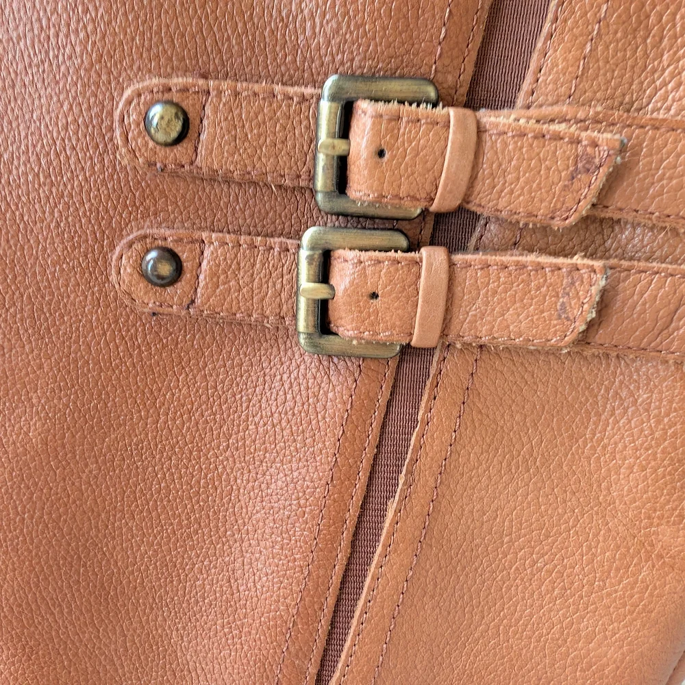 Brown Leather Riding Boots - Picture 2 of 14